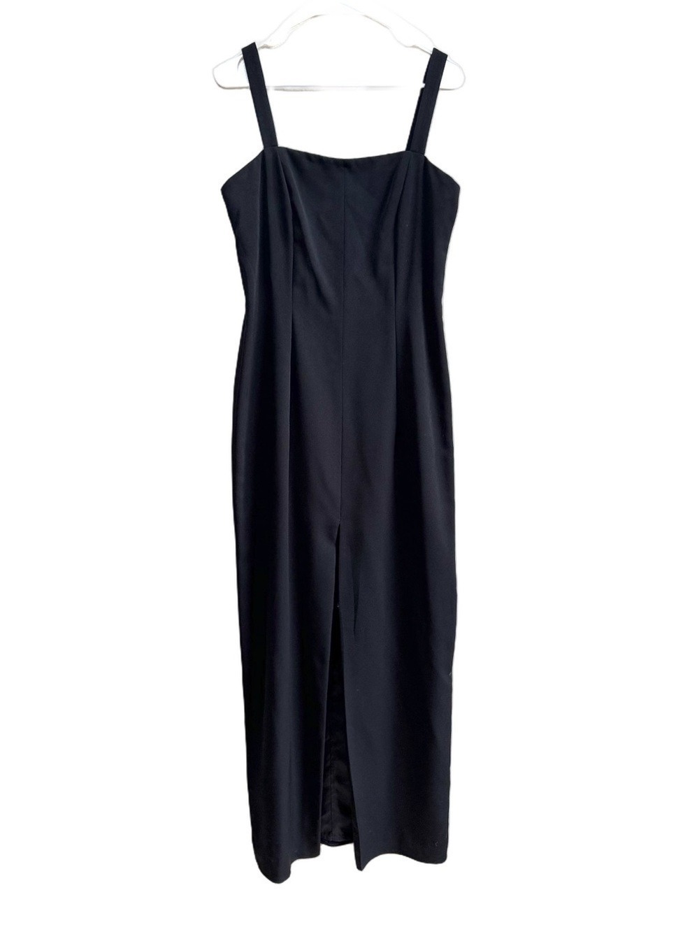 HOUSE OF BIANCHI Vintage Black Front Slit Dress